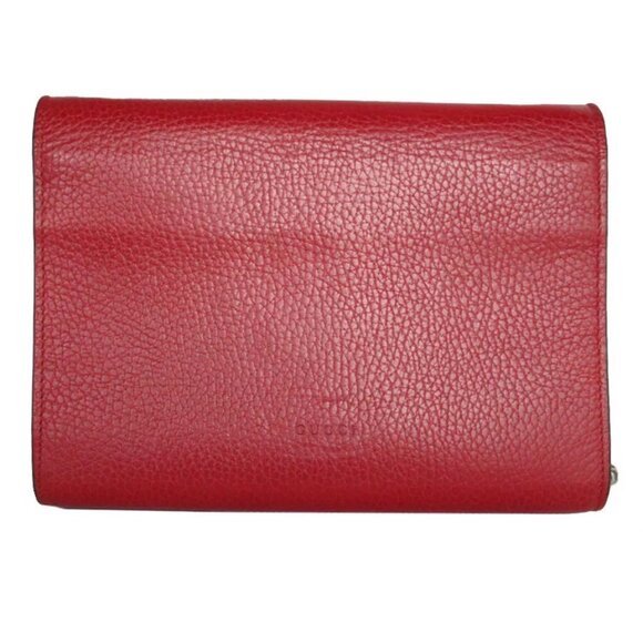 Auth GUCCI Dyonisus Chain wallet Red leather - Picture 3 of 12